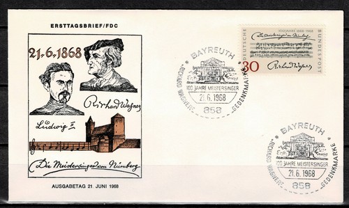 Bund minr 566 auf fdc - , mit