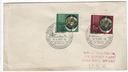 Bund fdc 141 - mi-nr., 141-42