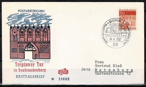 Bund minr 496 auf - 496, fdc