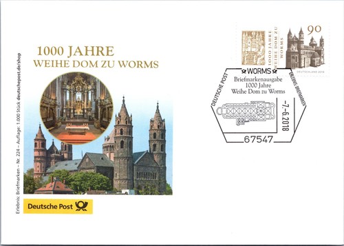 Fdc bund brd - 2018, deutsche