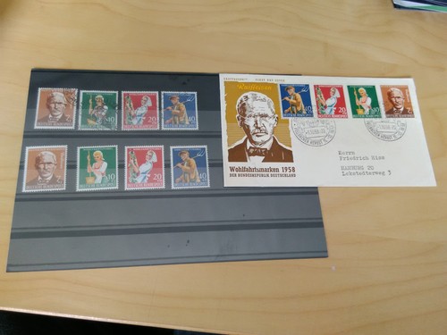 Brd 1955 fdc 297 300 - +, 2