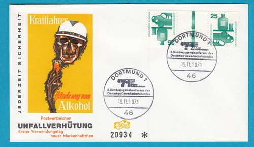 Bund zusammendruck kz - (fdc29),