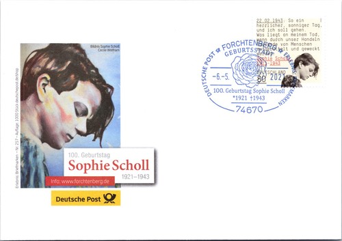 Fdc bund brd 2021 100 - fdc,