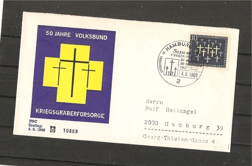 Brd fdc 1969 - fdc,
