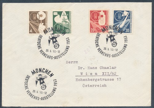 Bund fdc 167 170 - fdc., mi.-nr.