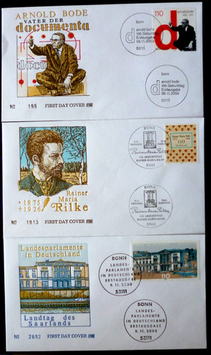 Brd fdc ersttagsbriefe - fdc,