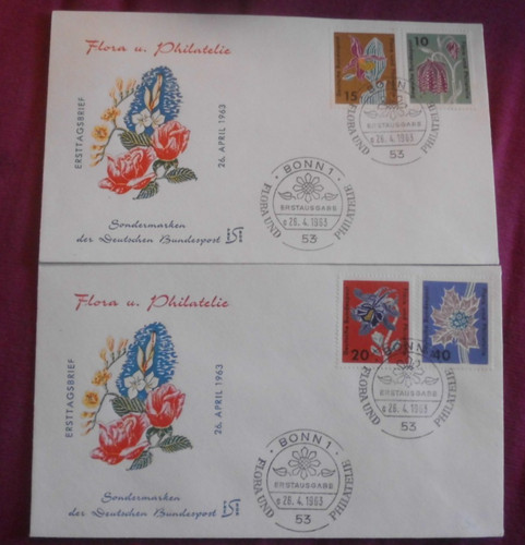 Bund fdc 392 395 vom - bund, mi.-nr.