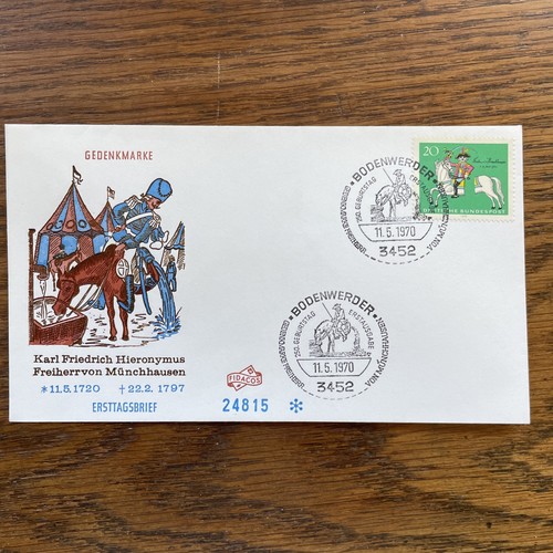Fdc bund münchhausen nr - fdc,