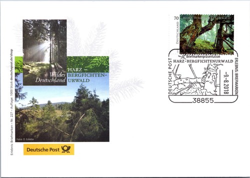 Fdc bund brd 2018 deutsche - fdc,