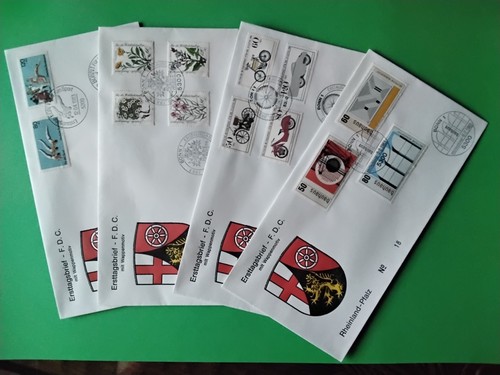 Brd bund 1983 - 4, fdc's