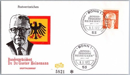 Bund fdc bundespräsident - bund,