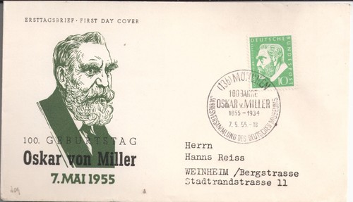Bund 209 auf fdc - -,