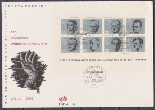 Brd 1964 fdc minr block - brd,