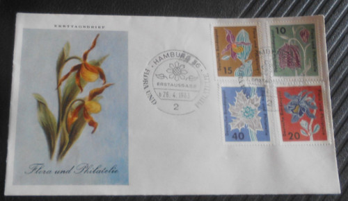 Bund fdc 392 395 v - mi.-nr.,