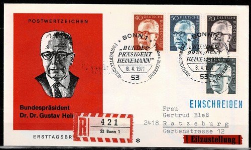 Bund minr 639 642 - 639-642, auf