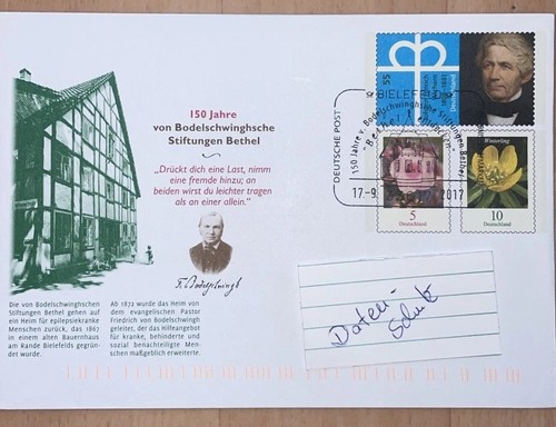 Fdc bund gelaufen ganzsache - bund,