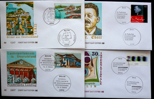 Brd fdc ersttagsbriefe - brd,