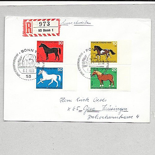 Bund 578 581 mif fdc - bund,