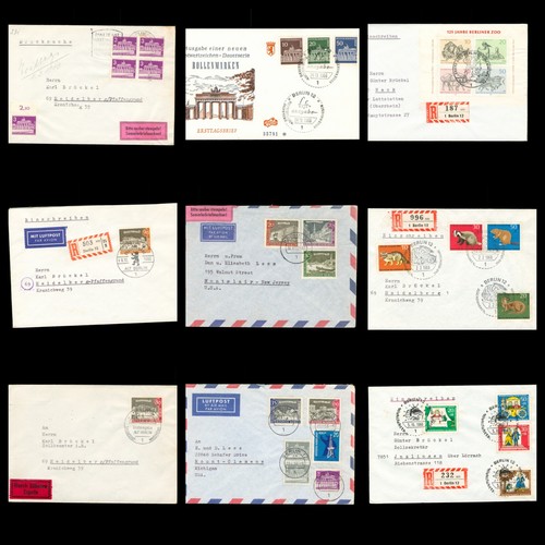Berlin bund 63x briefe - bund, lot