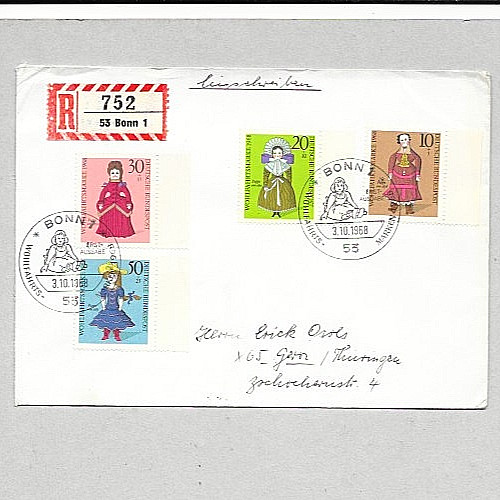 Bund 571 574 - mif, fdc