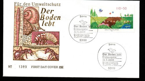 Brd 2000 fdc - , umweltschutz