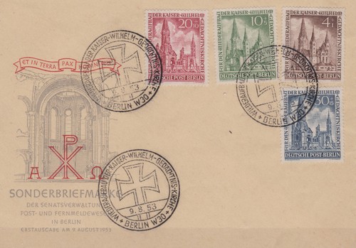 Berlin 106 fdc - 106-9, vom