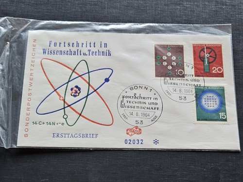 1964 bund fdc erstagsbrief - fdc,