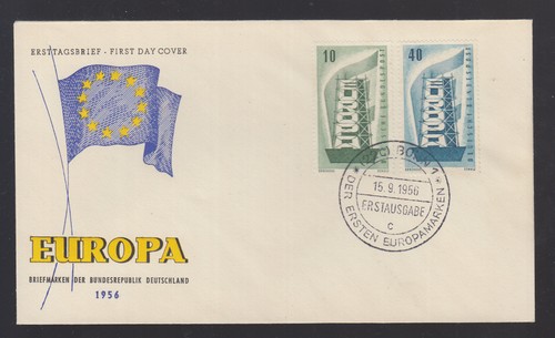 Bund 1956 fdc - , europa
