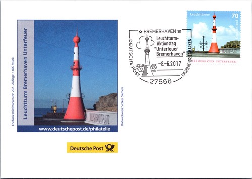 Fdc bund brd - bund, leuchtturm