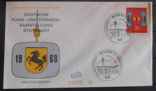 Bund fdc 599 v - fdc,