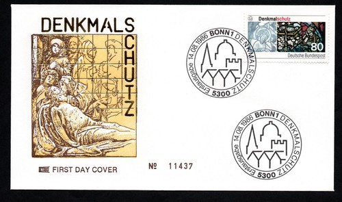 Brd 1986 fdc - 1986:, (ersttagsbriefe)