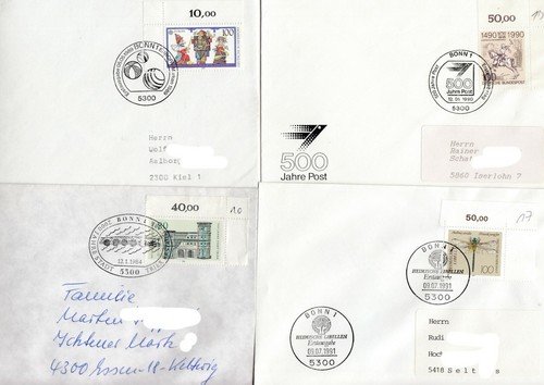Bundesrepublik briefe fdc - bundesrepublik,, 4