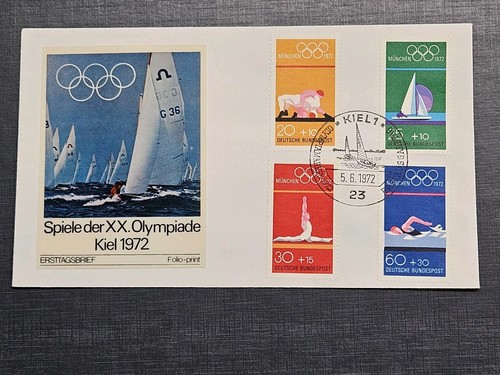 1972 bund fdc erstagsbrief - fdc,