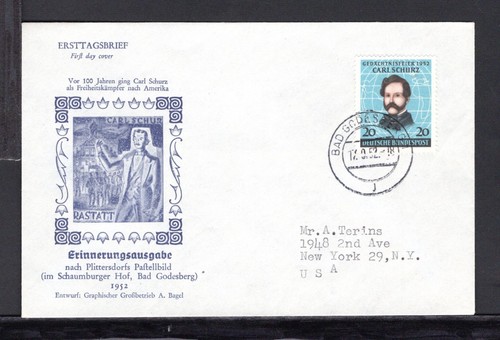 Bund minr 155 - minr., ersttagsbriefe/