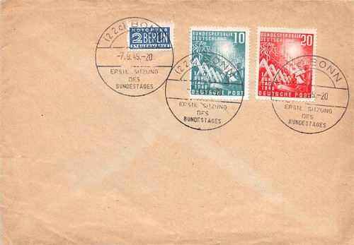 411604 bund fdc 111 112 - fdc, nr.111-112
