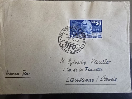 Ersttagsbrief fdc brd - -, 75