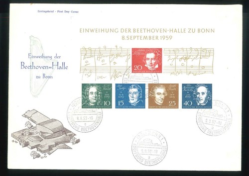 Brd bund beethoven block - brd,