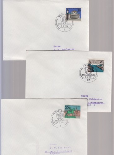 3619 bund fdc lot - 3619,