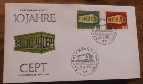 Bund fdc 583 584 - -,