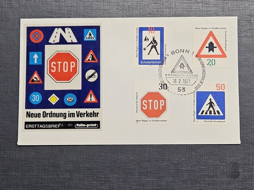 1971 bund fdc erstagsbrief - 1971,