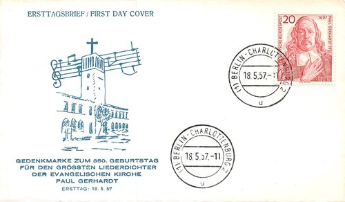 863818 bund fdc 253 paul - fdc, nr.253