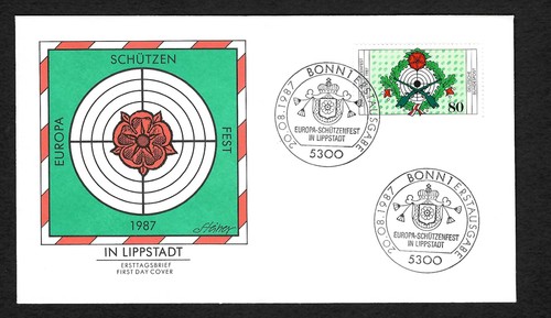 Bund 1987 schützenfest fdc - bund, 1987: