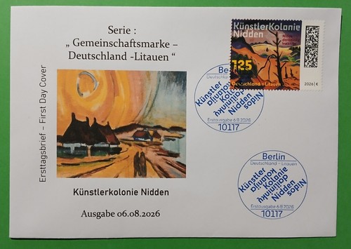 Bund 2026 fdc minr - bund, 3985