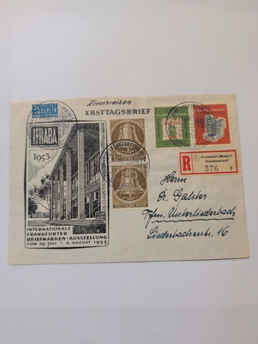 Bund ifraba 1953 - ifraba, ersttagsbrief